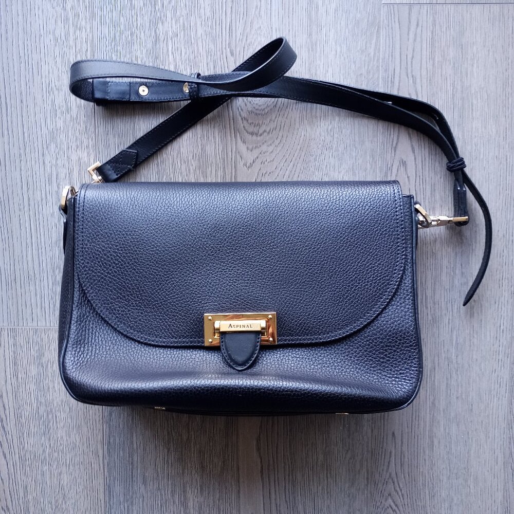 Aspinal of London Slouchy Saddle Bag